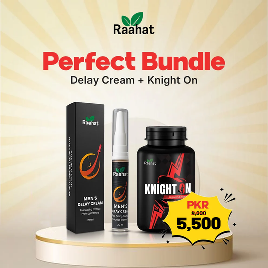 Knight On + Men's Delay Cream Bundle
