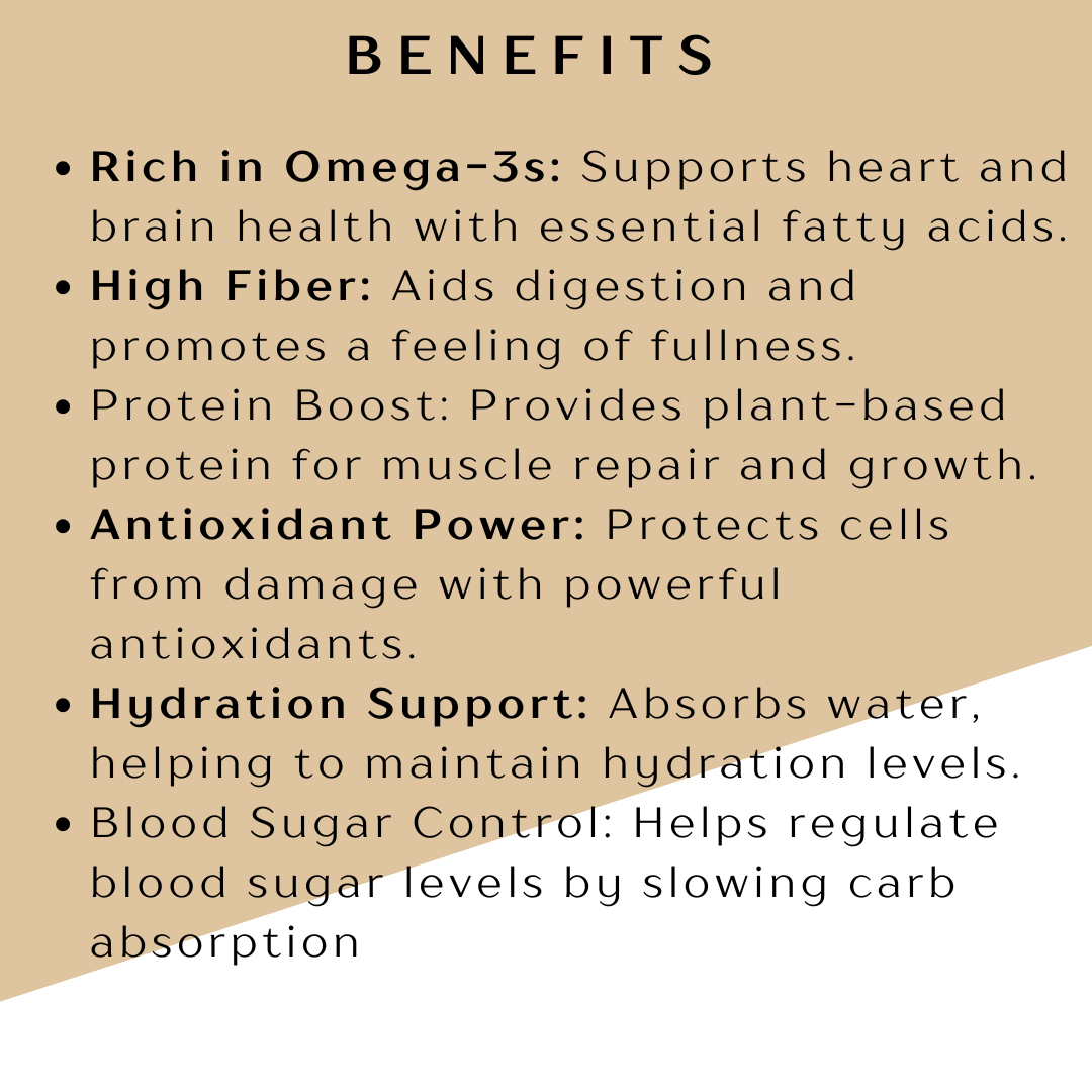 Organic Chia Seeds – Superfood for Energy, Weight Loss, and Digestive Health