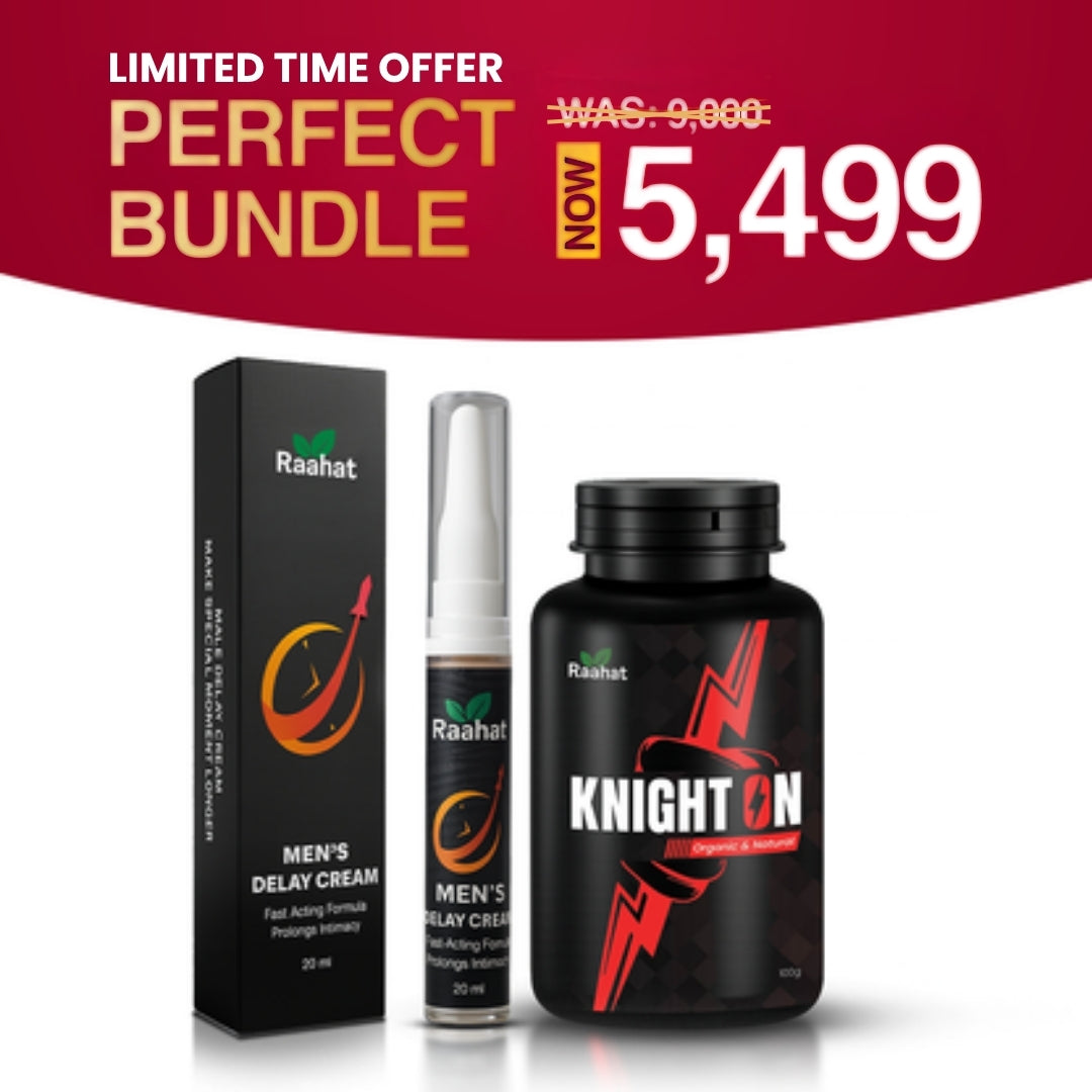 Knight On + Men's Delay Cream Bundle