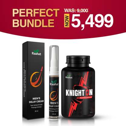 Knight On + Men's Delay Cream Bundle