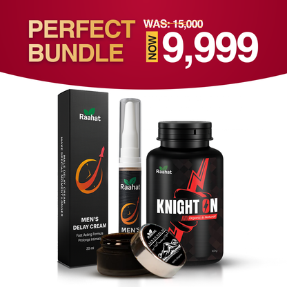 Knight On + Man's Delay Lotion + shilajit Special Bundle
