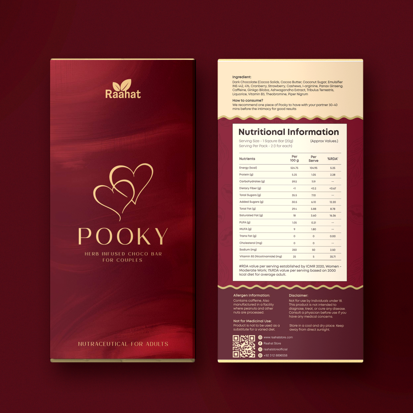 Pooky (Herb Infused Choco Bar for Couples)